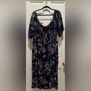 City Chic Off the Shoulder Floral Dress size XXL/24